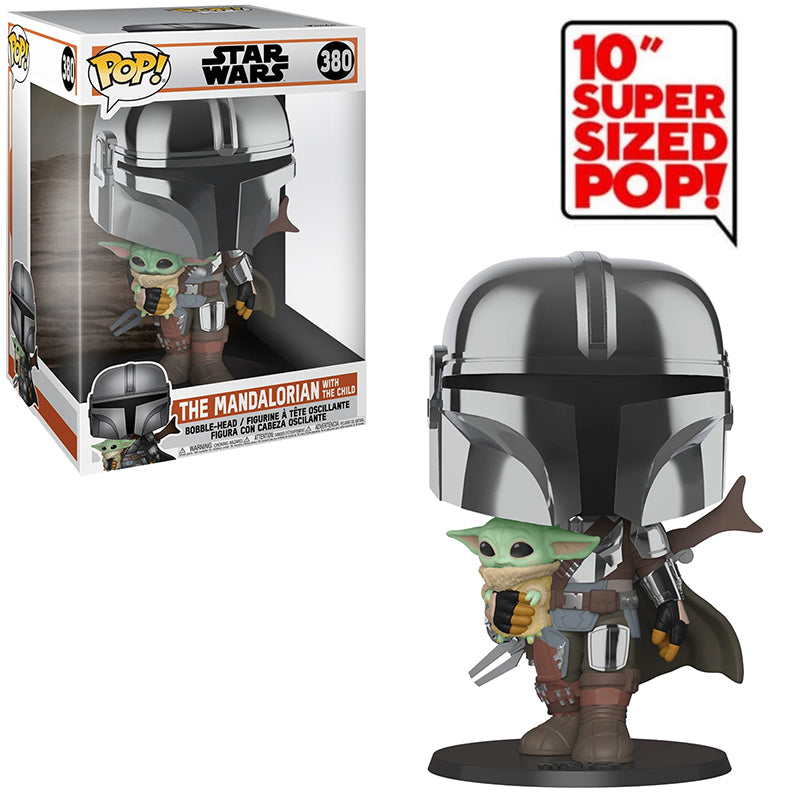 Mandalorian w/ The Child (Chrome, 10-Inch) 380