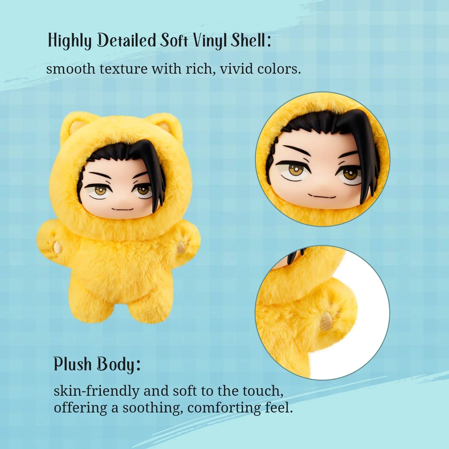 Puremind x Jujutsu Kaisen Cat Ear Plush Series Vinyl Blind Box - Official JJK Collectible