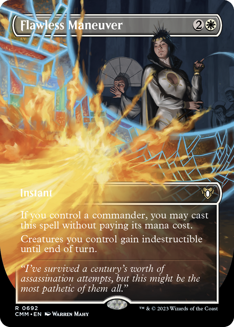 Flawless Maneuver (CMM-692) - Commander Masters (Borderless) Foil