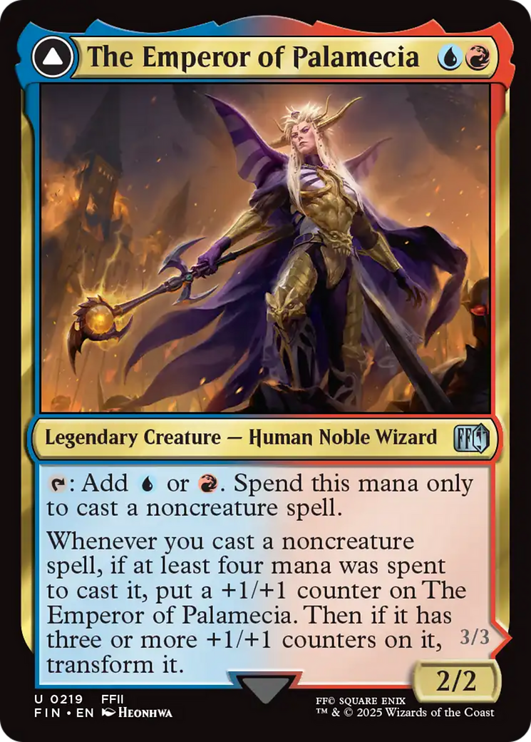 The Emperor of Palamecia // The Lord Master of Hell (FIN-219) - FINAL FANTASY Foil