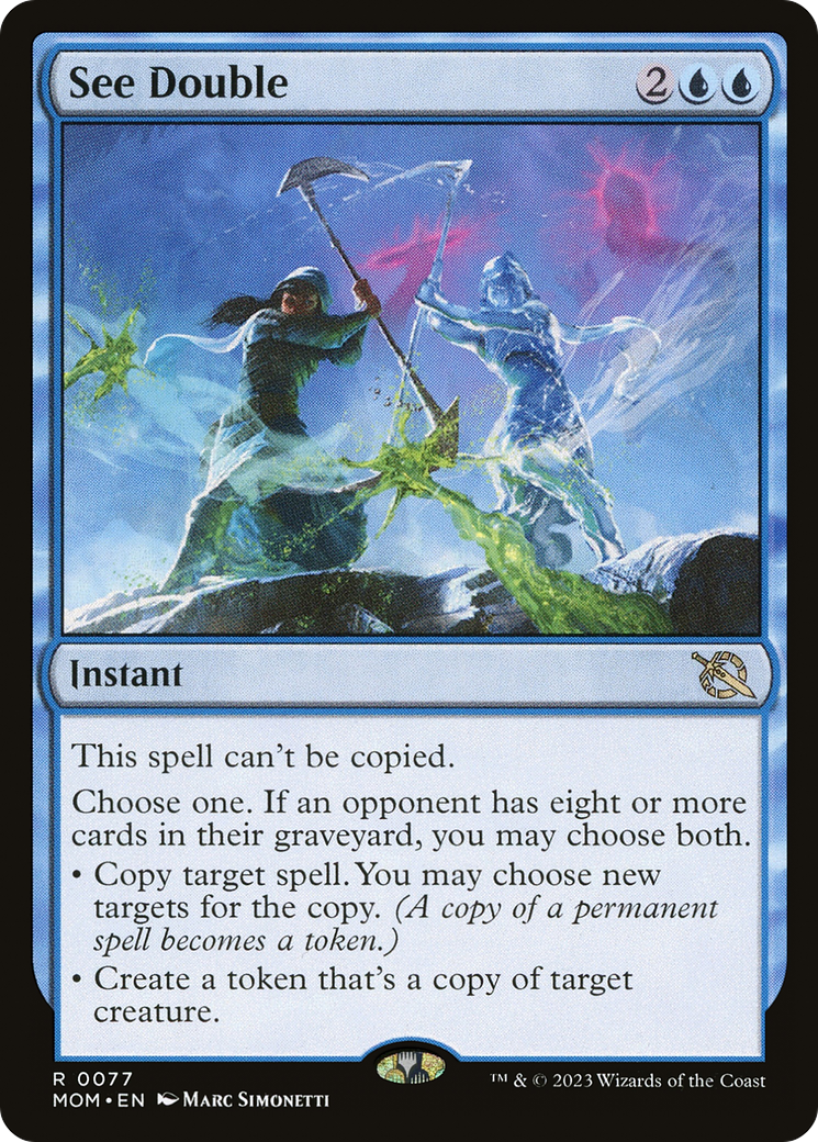 See Double (MOM-077) - March of the Machine Foil