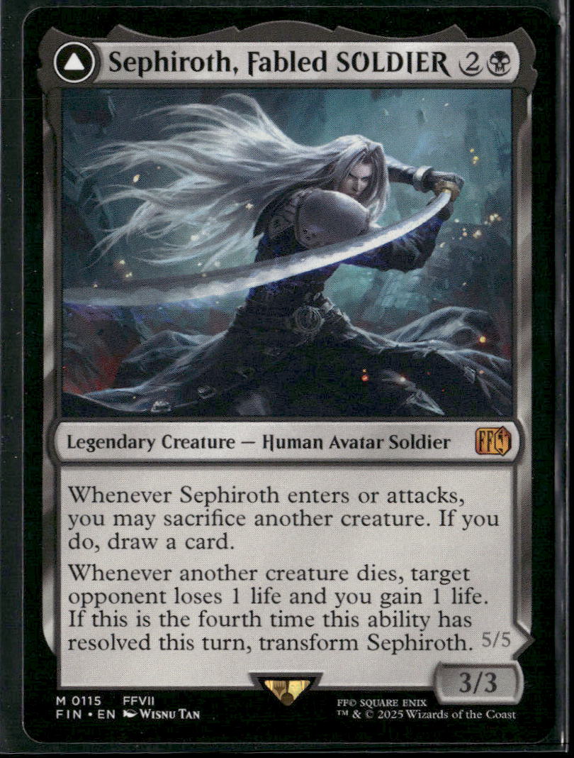 FINAL FANTASY Sephiroth, Fabled SOLDIER #115