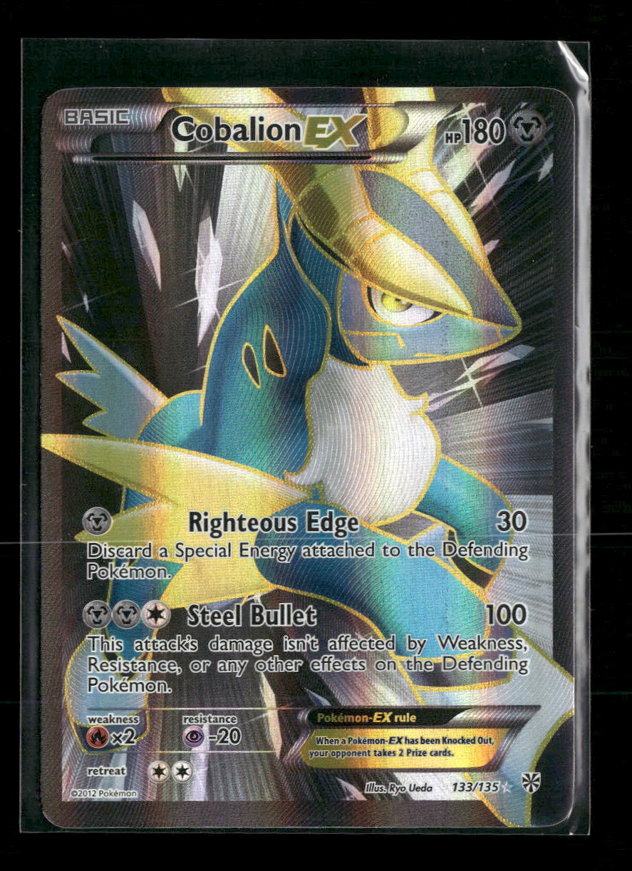 Plasma Storm Cobalion EX (133 Full Art) Holo #133/135