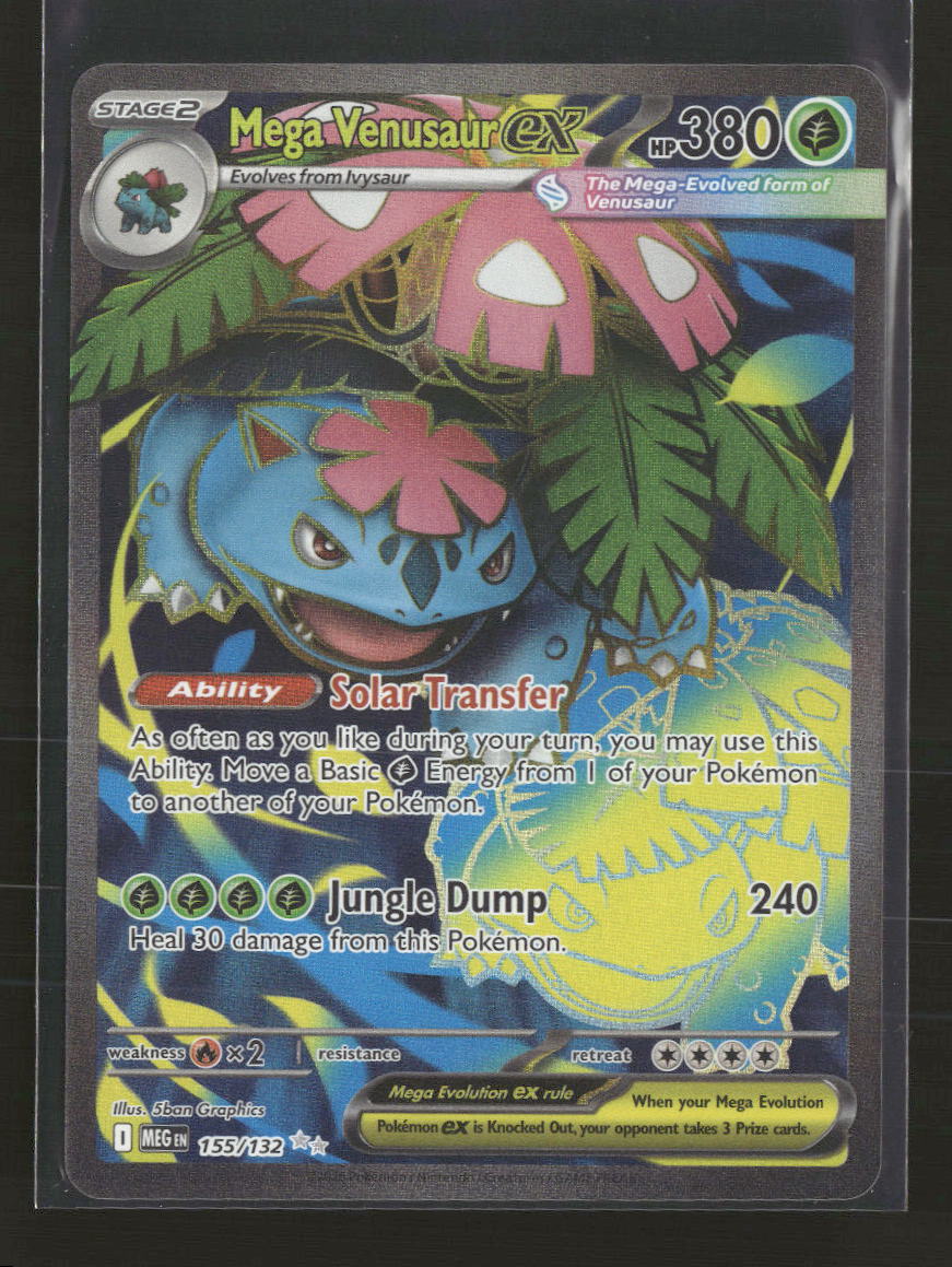 ME01: Mega Evolution Mega Venusaur ex Holo #155/132