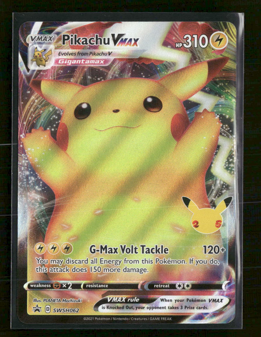 SWSH: Sword & Shield Promo Cards Pikachu VMAX Holo #SWSH062