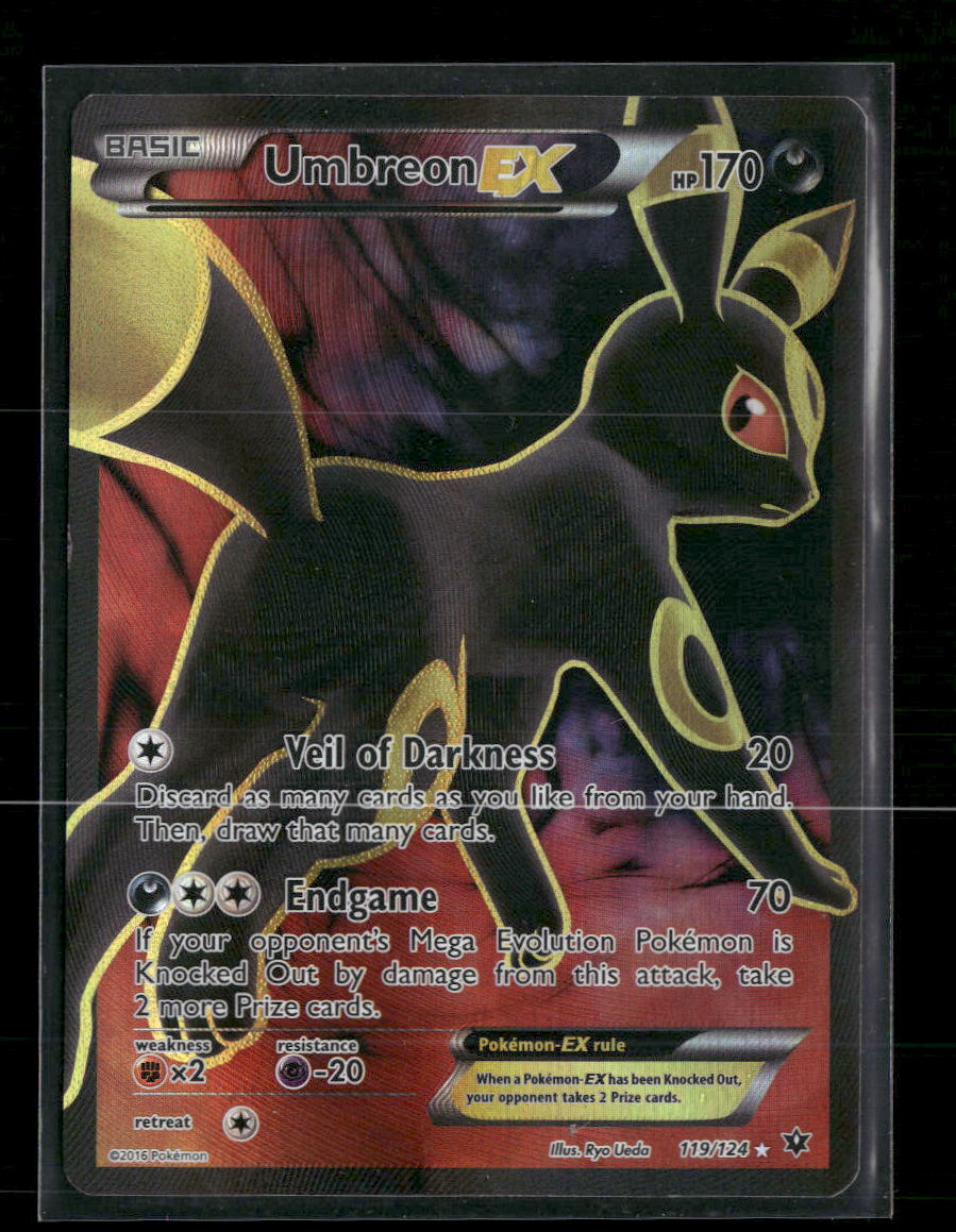 XY - Fates Collide Umbreon EX (Full Art) Holo #119/124