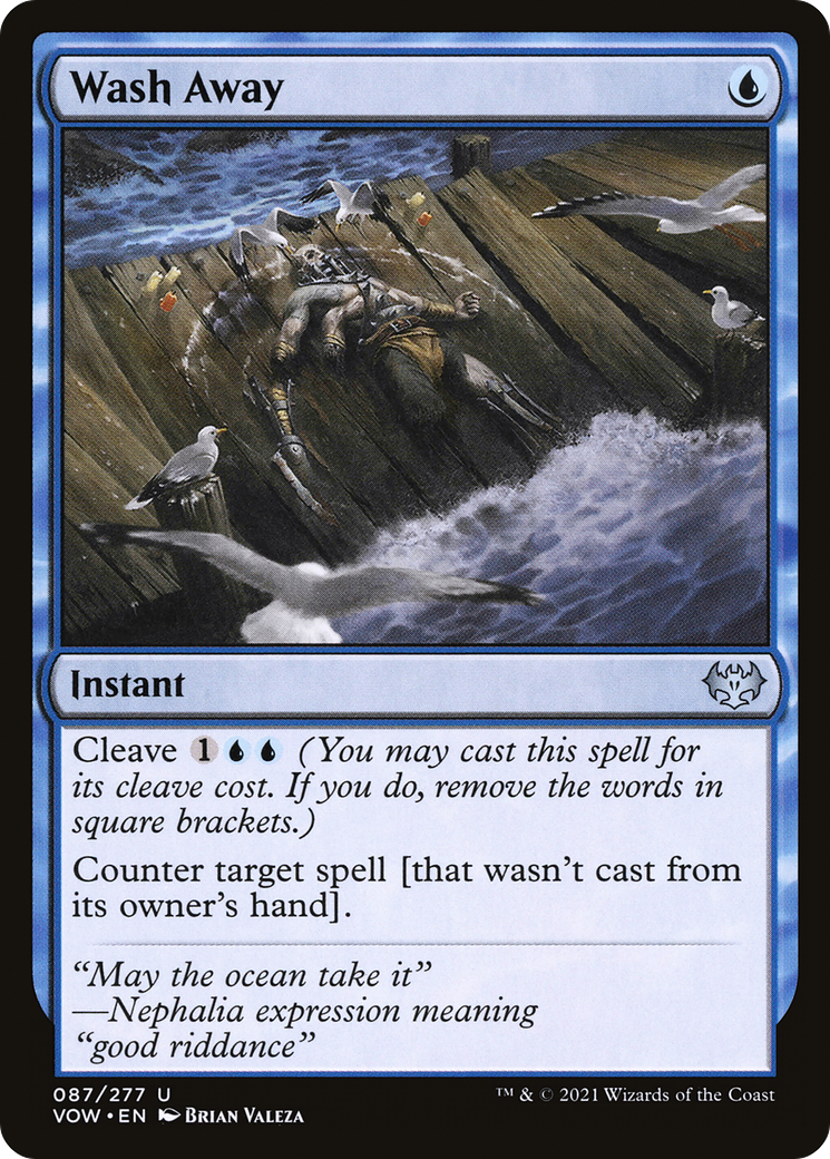 Wash Away (VOW-087) - Innistrad: Crimson Vow Foil