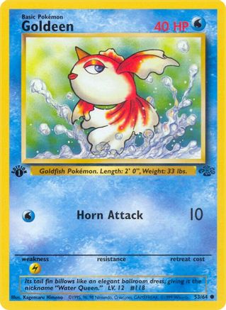 Goldeen 053/64 - Jungle 1st Edition