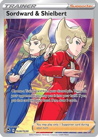 Sordward & Shielbert TG28/TG30 - SWSH12 Silver Tempest Trainer Gallery Holofoil