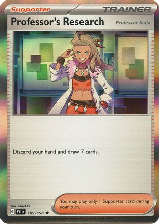 Professor's Research 189/198 - SV01 Scarlet & Violet Base Set Reverse Holofoil