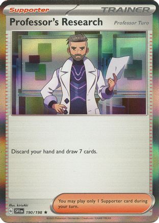 Professor's Research 190/198 - SV01 Scarlet & Violet Base Set Reverse Holofoil
