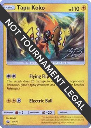 Tapu Koko 2017 (Zachary Bokhari) SM30 - World Championship Decks