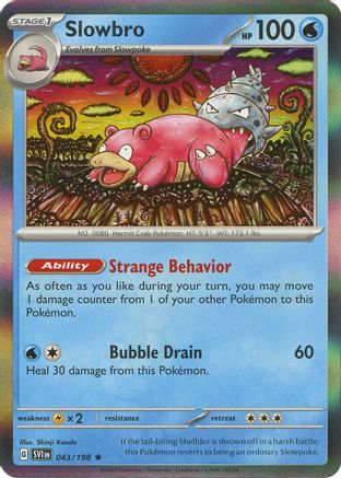 Slowbro 043/198 - SV01 Scarlet & Violet Base Set Reverse Holofoil