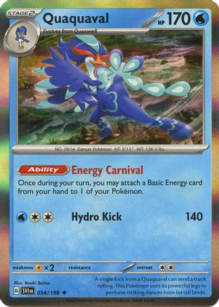 Quaquaval 054/198 - SV01 Scarlet & Violet Base Set Reverse Holofoil
