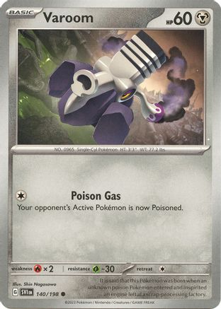 Varoom 140/198 - SV01 Scarlet & Violet Base Set Reverse Holofoil