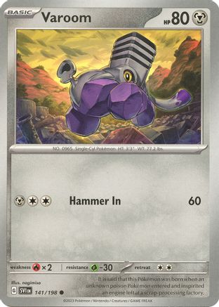 Varoom 141/198 - SV01 Scarlet & Violet Base Set Reverse Holofoil