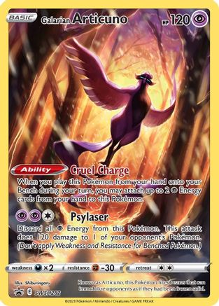 Galarian Articuno SWSH282 - SWSH Sword & Shield Promo Cards Holofoil