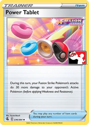 Power Tablet 236/264 - Prize Pack Series Cards Holofoil