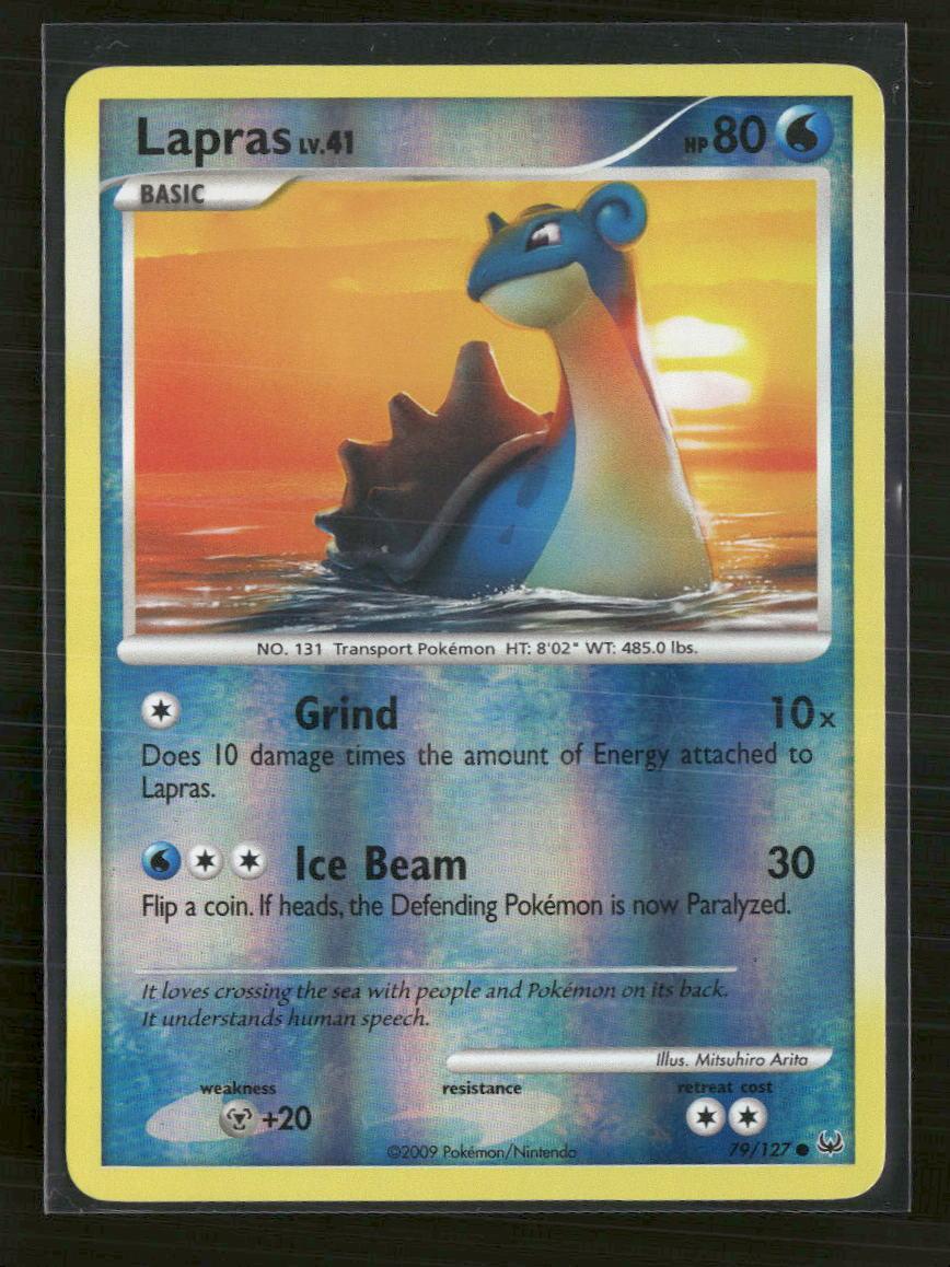 Platinum Lapras Reverse Holofoil #79/127