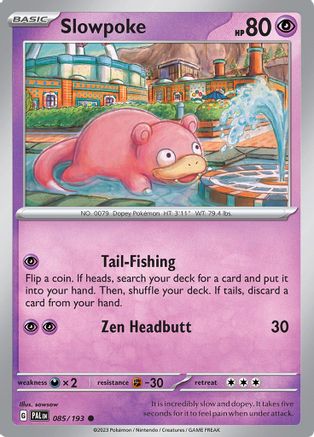 Slowpoke 085/193 - SV02 Paldea Evolved Reverse Holofoil