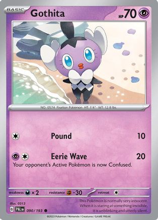 Gothita 090/193 - SV02 Paldea Evolved Reverse Holofoil