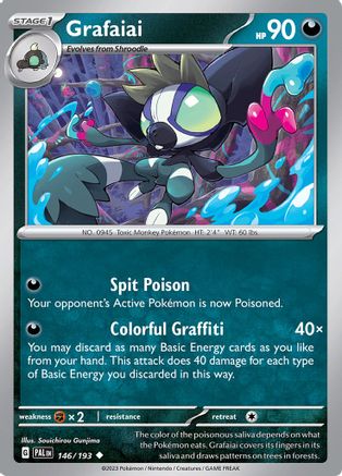 Grafaiai 146/193 - SV02 Paldea Evolved