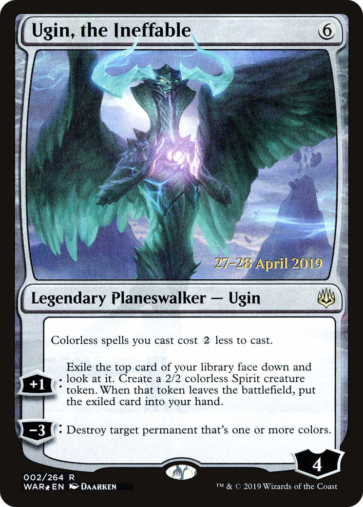Ugin, the Ineffable (PRE-02S) - War of the Spark Promos Foil