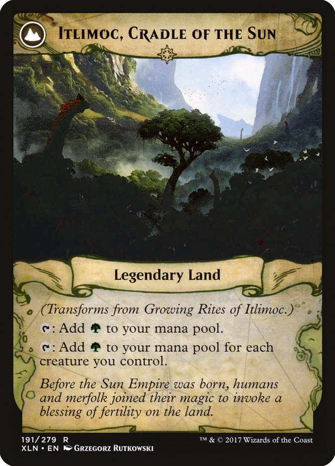 Growing Rites of Itlimoc // Itlimoc, Cradle of the Sun (XLN-191) - Ixalan: (compasslanddfc)