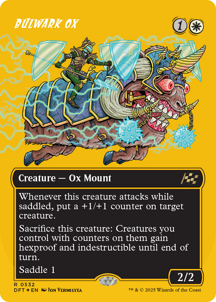 Bulwark Ox (DFT-532) - Aetherdrift (Borderless) Foil