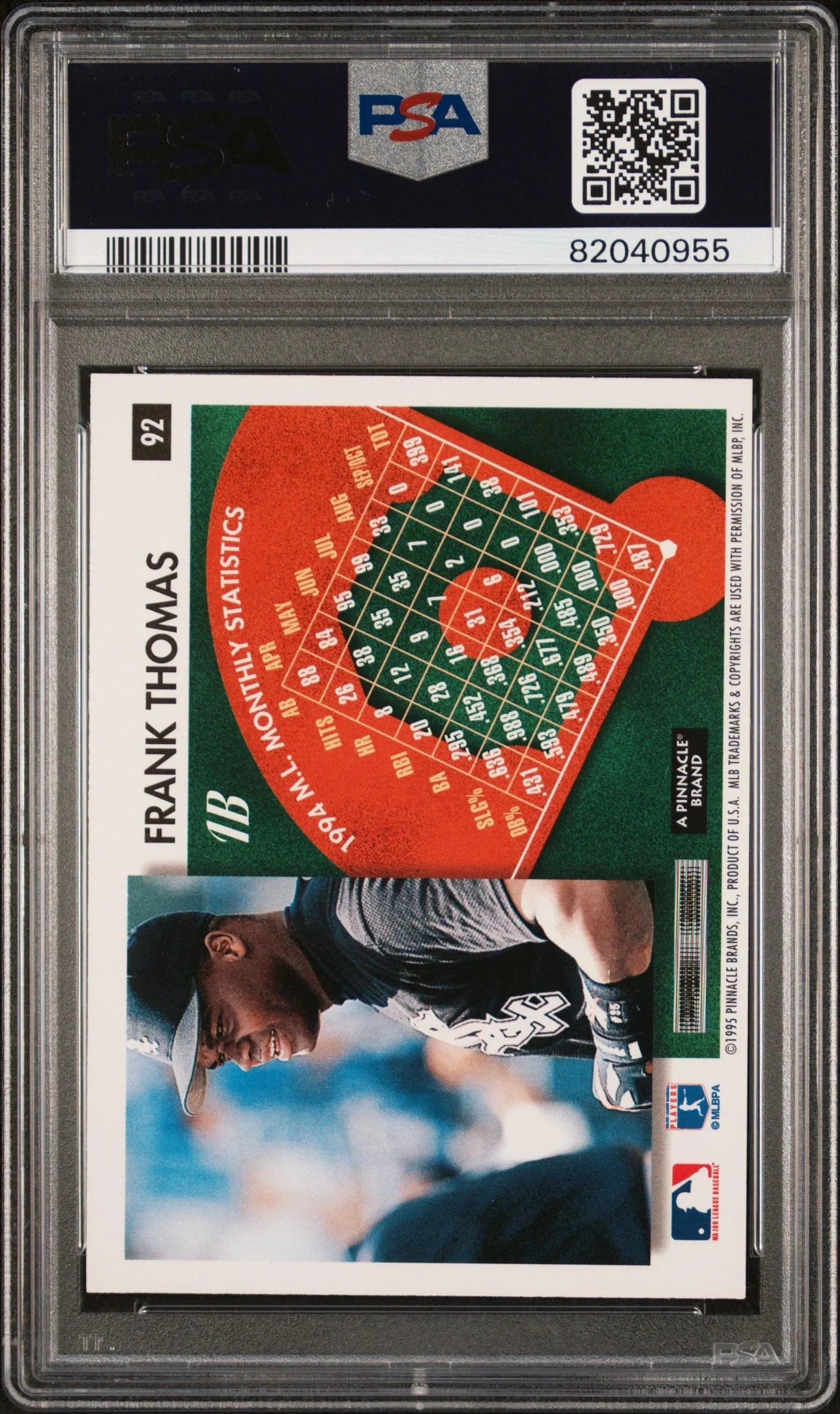 1995 SUMMIT FRANK THOMAS #92 - PSA 10
