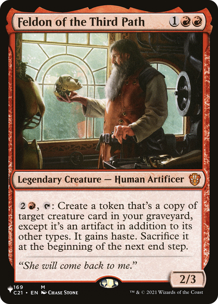 Feldon of the Third Path (LIST-C21-169) - The List