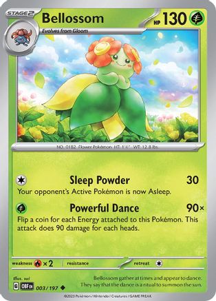 Bellossom 003/197 - SV03 Obsidian Flames