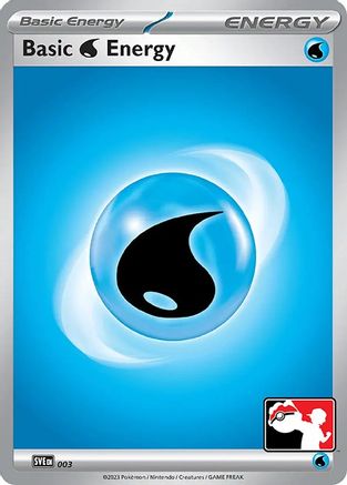 Basic Water Energy 003 - Prize Pack Series Cards Holofoil