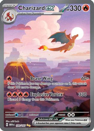 Charizard ex 199/165 - SV Scarlet & Violet 151 Holofoil