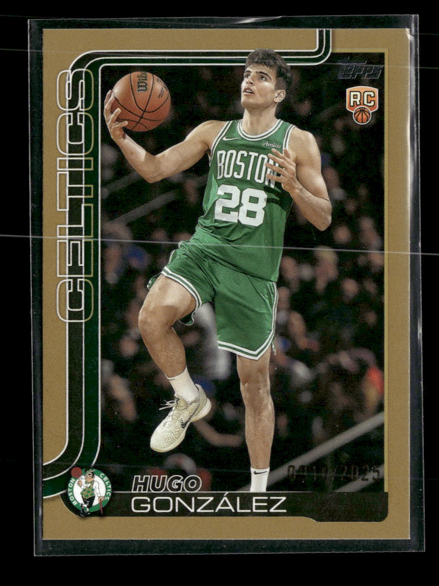 2025-26 Topps Gold Hugo González Rookie #/2025 #228