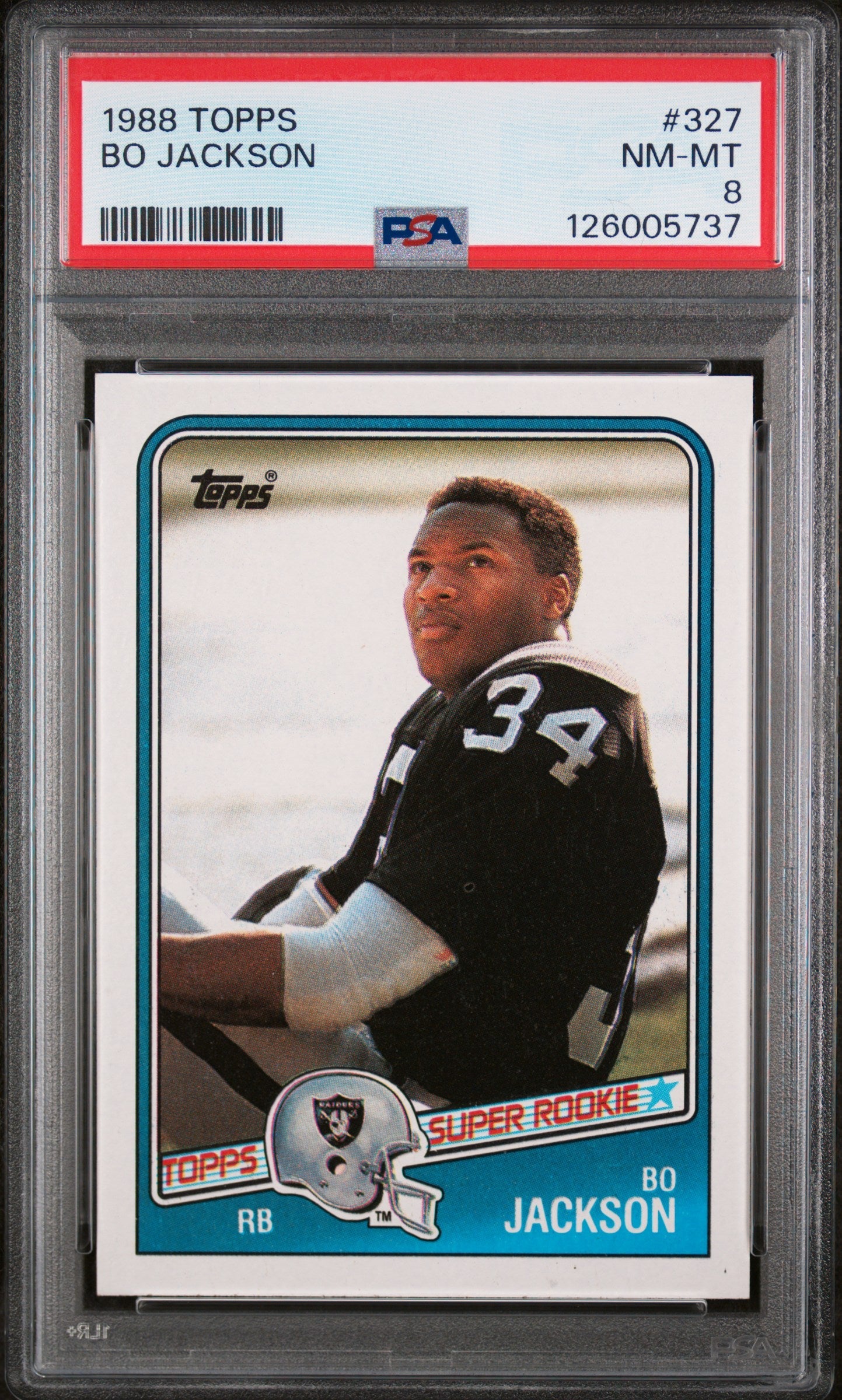 1988 Topps Bo Jackson 8 PSA #327