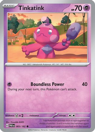 Tinkatink 083/182 - SV04 Paradox Rift Reverse Holofoil