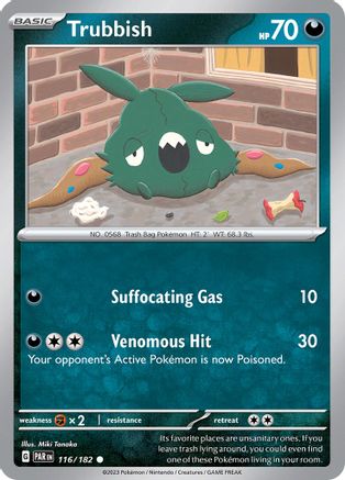 Trubbish 116/182 - SV04 Paradox Rift Reverse Holofoil