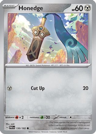 Honedge 130/182 - SV04 Paradox Rift Reverse Holofoil