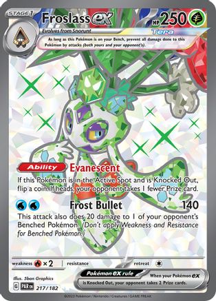 Froslass ex 217/182 - SV04 Paradox Rift Holofoil