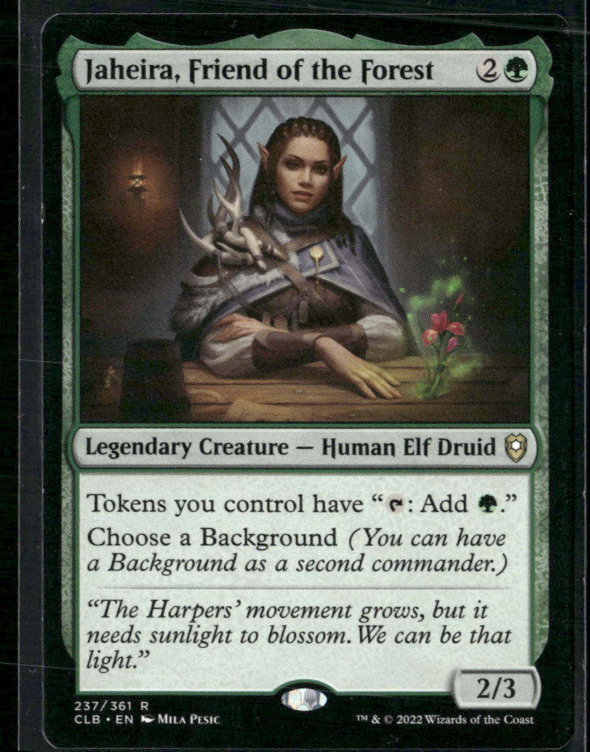 Commander Legends: Battle for Baldur's Gate Jaheira, Friend of the Forest #237