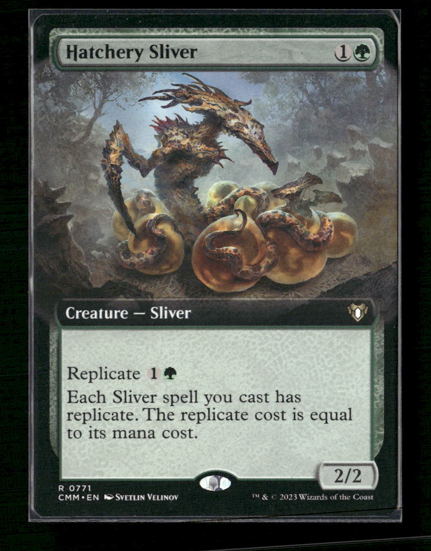 Commander Masters Hatchery Sliver (Extended Art) #771