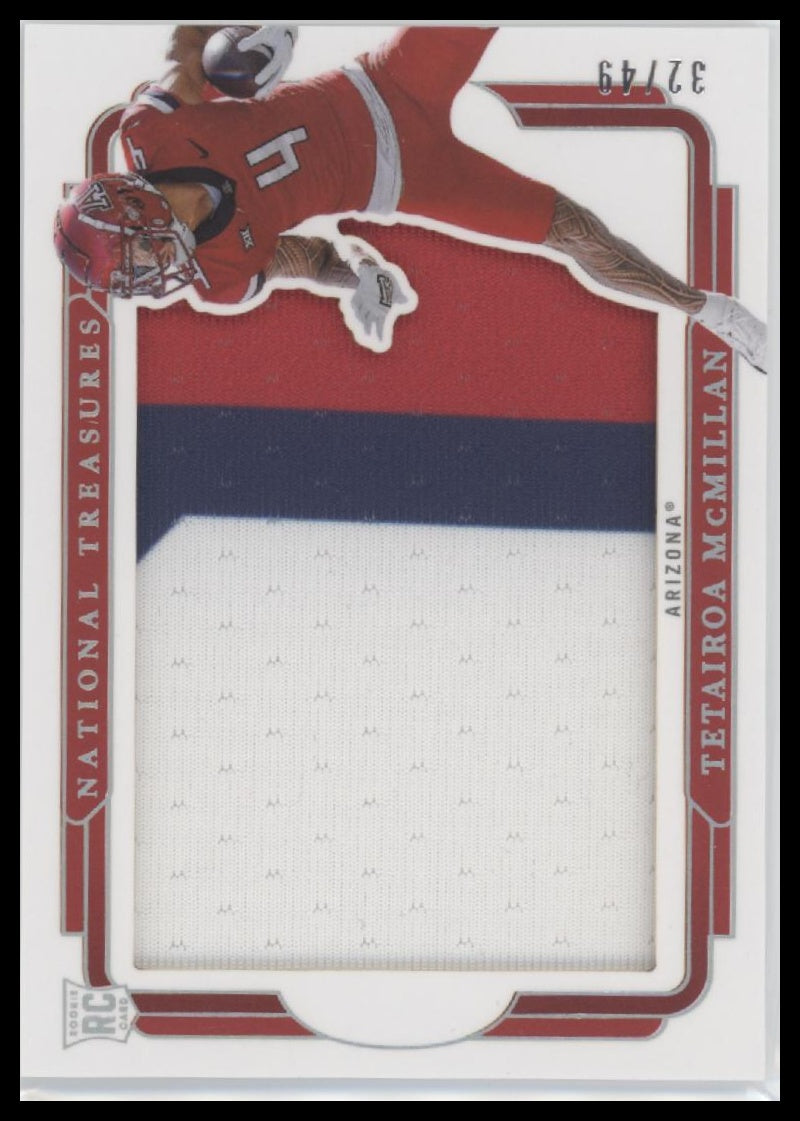 2025 Panini N.T. Rookie Silhouettes Silver Tetairoa McMillan #/49 #RS-TMN