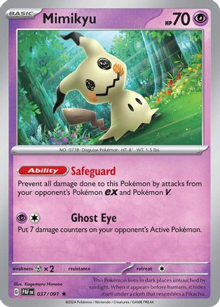Mimikyu 037/091 - SV Paldean Fates Holofoil