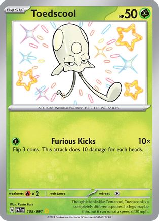 Toedscool 105/091 - SV Paldean Fates Holofoil