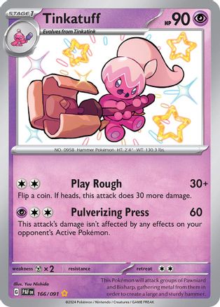 Tinkatuff 166/091 - SV Paldean Fates Holofoil