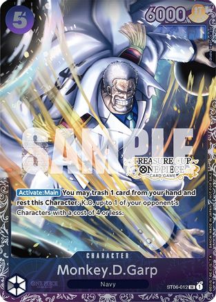 Monkey.D.Garp (Treasure Cup) (ST06-012) - One Piece Promotion Cards Foil