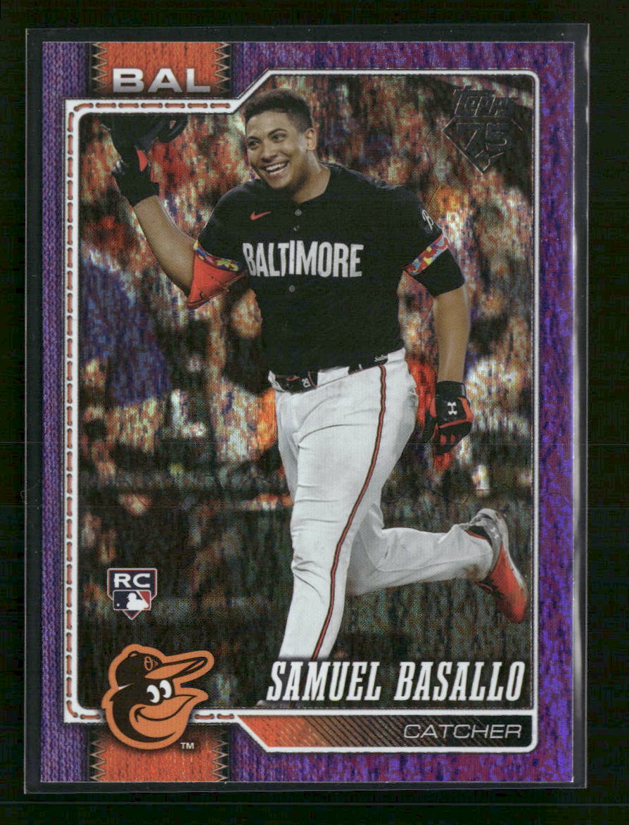 2026 Topps Purple Rainbow Foil Samuel Basallo #/250 #104