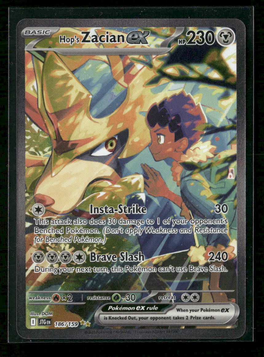 SV09: Journey Together Hop's Zacian ex #186/159