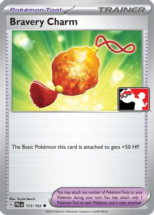 Bravery Charm 173/193 - Prize Pack Series Cards Holofoil